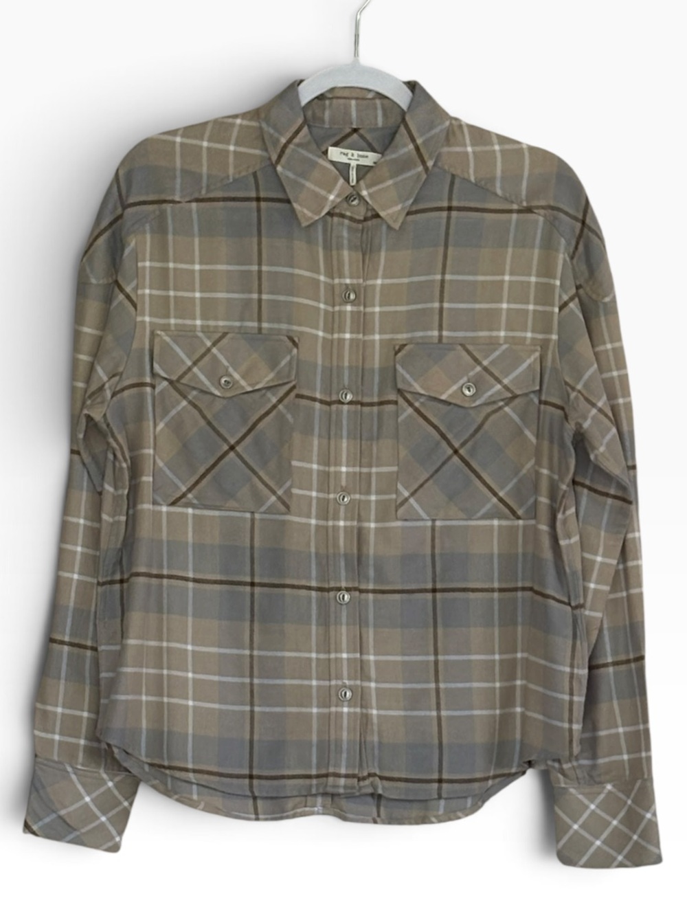 Rag & Bone Plaid Button Down Shirt Size M